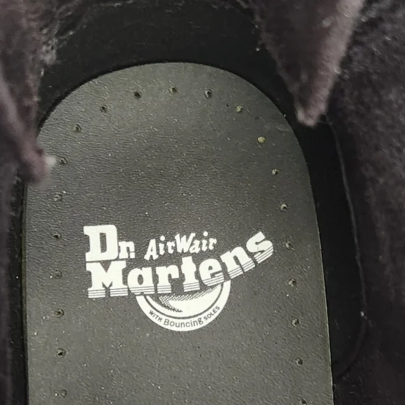 DR.MARTENS ZIP NAPPA 1460 BLACK Combat Moto boots, US Mens 4,US Women's 5 - Picture 9 of 12